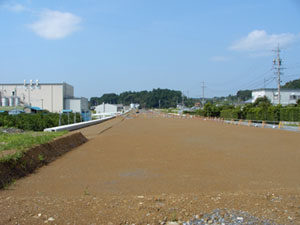 宮口方面に工事中の国道３６２号バイパス！